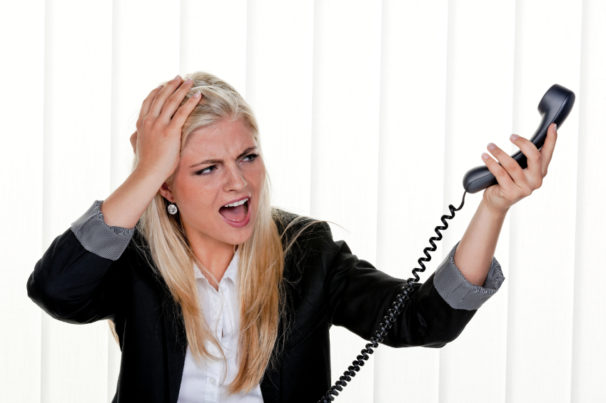 Angry Women on Phone
